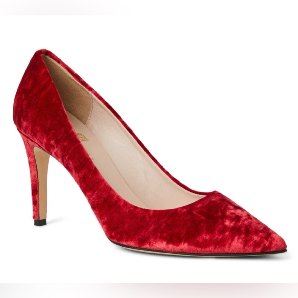 Brunomagli Thelma Red velvet pump